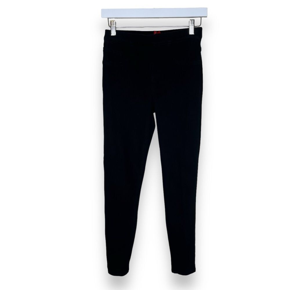 Spanx Jean-ish Ankle Leggings Black Jegging Pull On Skinny Women Small 20018R